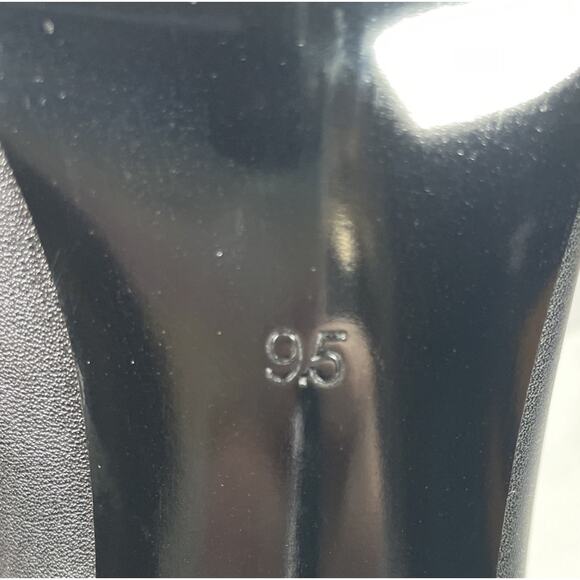 Modatope Knee High Boots Women Size 9.5 Black Faux Leather Pointed Toe NEW - Picture 8 of 16